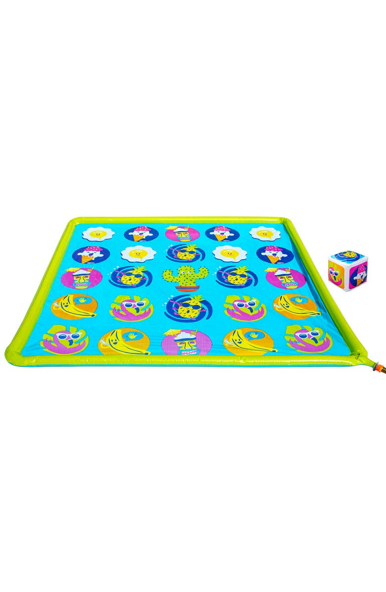 Banzai 64 Inch Playmat & Twist 'N Turn Challenge Sprinkler Game Outdoor Toy, Main, color, 