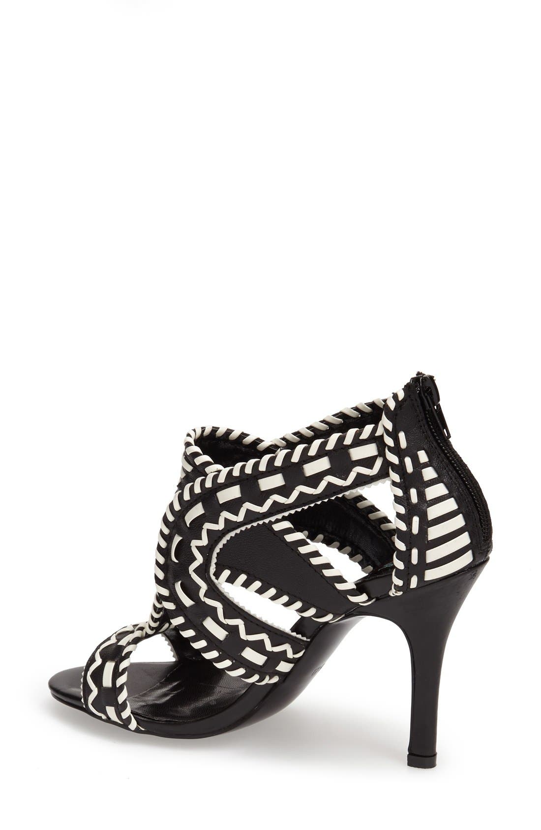 N.Y.L.A. 'Wlwen' Cutout Sandal, Alternate, color, 