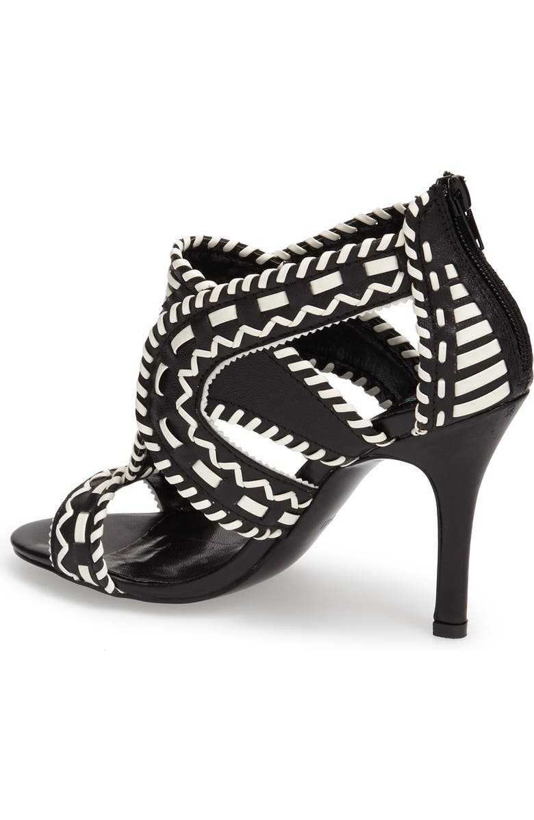 N.Y.L.A. 'Wlwen' Cutout Sandal, Alternate, color,