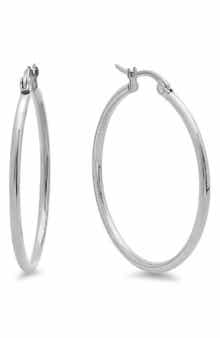 Thick Hoop Earrings