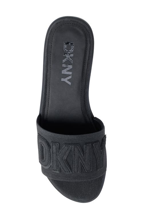 Dkny Willow Slide Sandal In Black