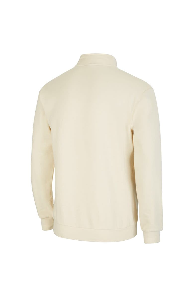 COLOSSEUM Men's Colosseum Cream Appalachian State Mountaineers Activities Quarter-Zip Jacket, Alternate, color, 