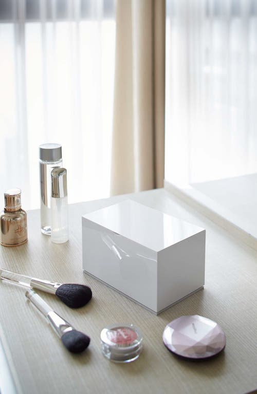 Yamazaki Skincare Organizer In White