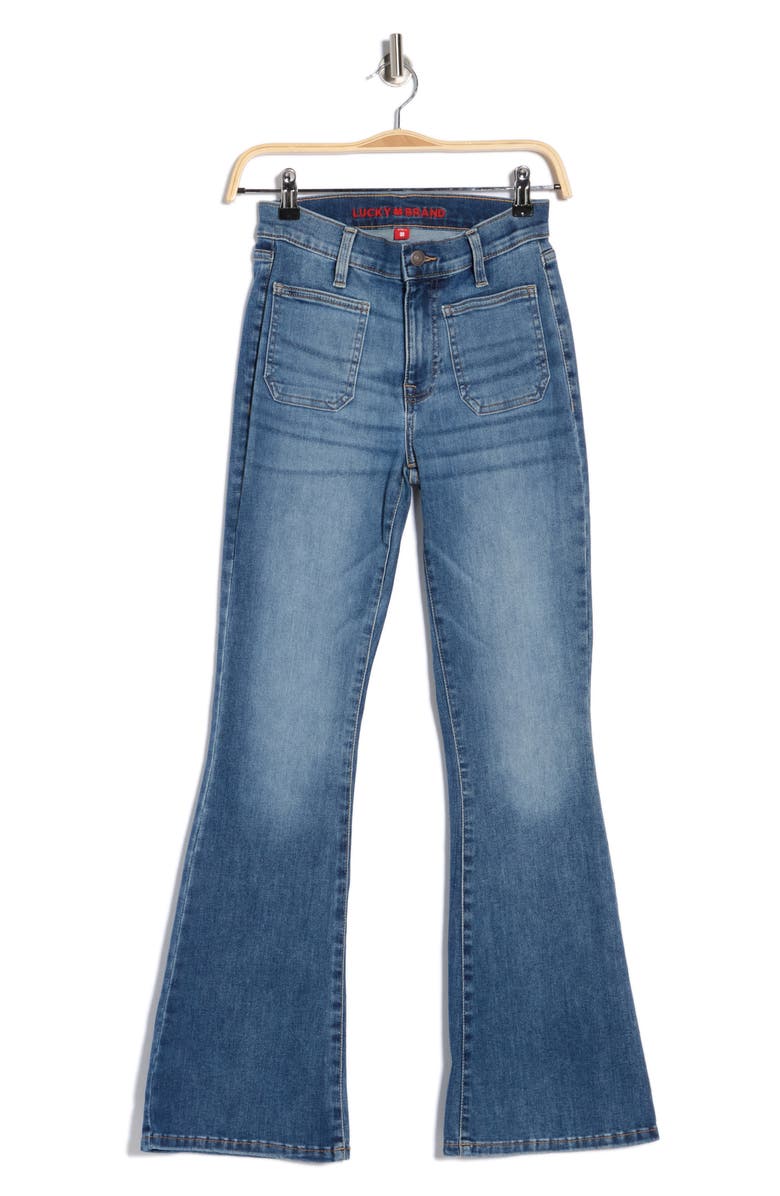 Lucky Brand Stevie High Waist Flare Jeans, Alternate, color, Moment Of Truth
