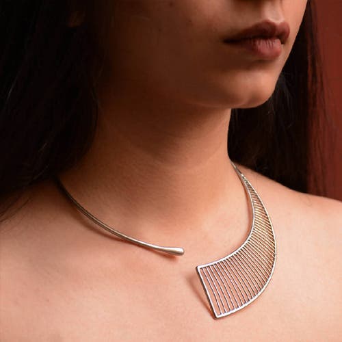 Dotto Objects Amoha Necklace In Silver