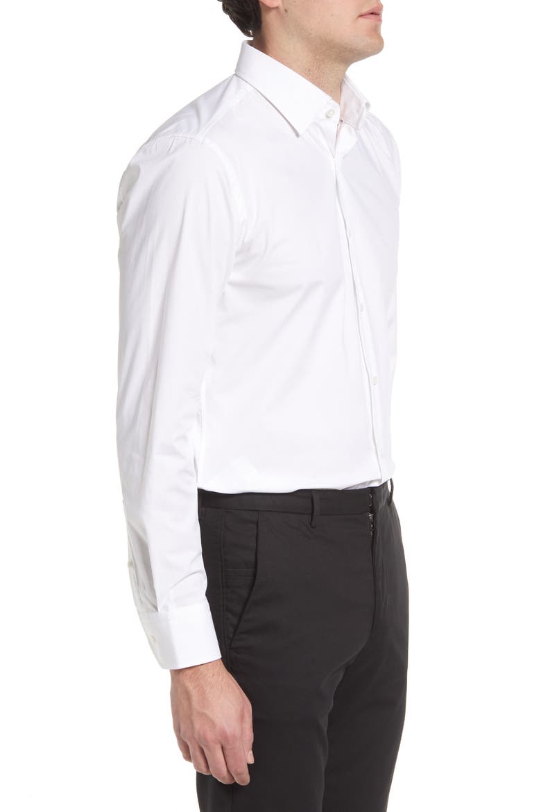 Hank Slim Fit Dress Shirt, Alternate, color, WHT