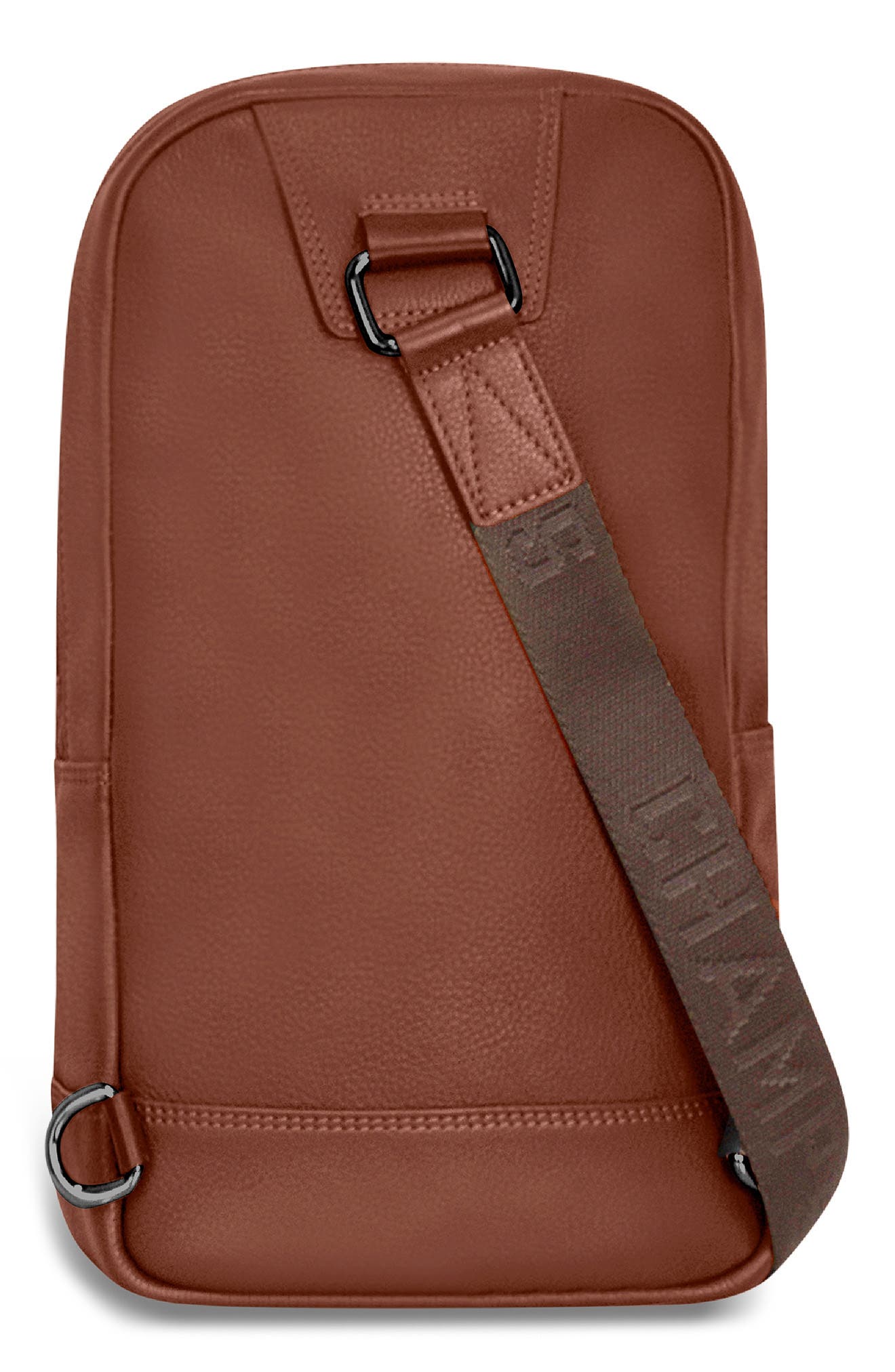 CHAMPS Onyx Leather Sling Bag, Alternate, color, Brown