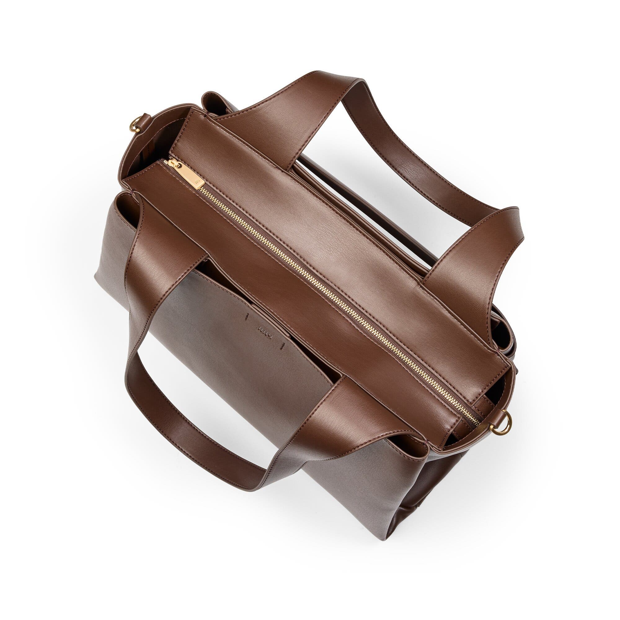 Juliette Soft Work Tote, Alternate, color, Chocolate Brown
