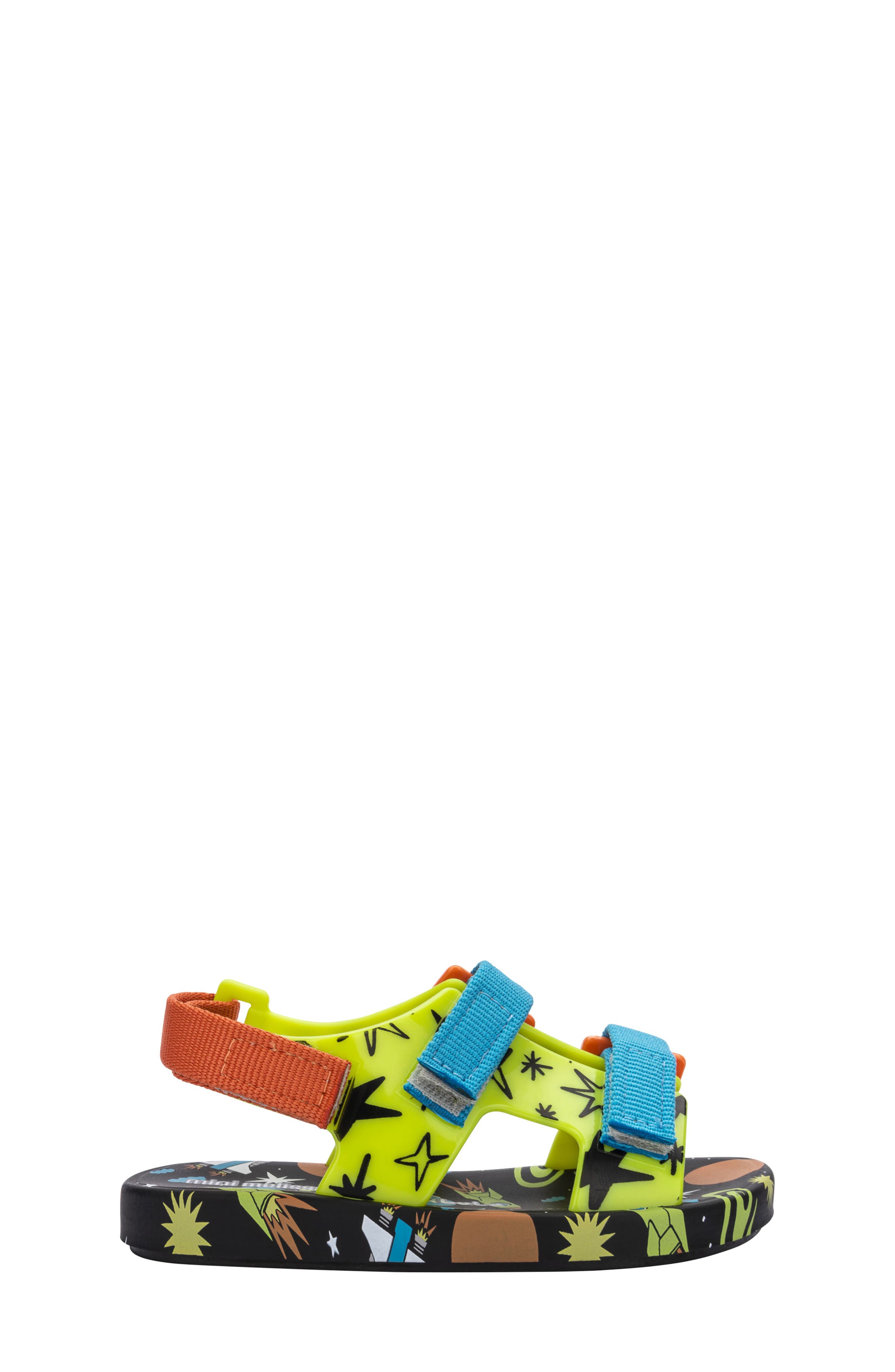 Melissa Mini Melissa Ping Pong Fabula Print Sandal, Alternate, color, 