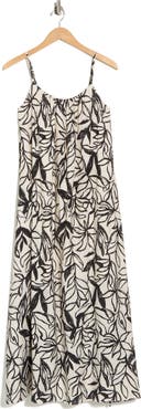 Sam Edelman Floral Print Sleeveless Maxi Dress