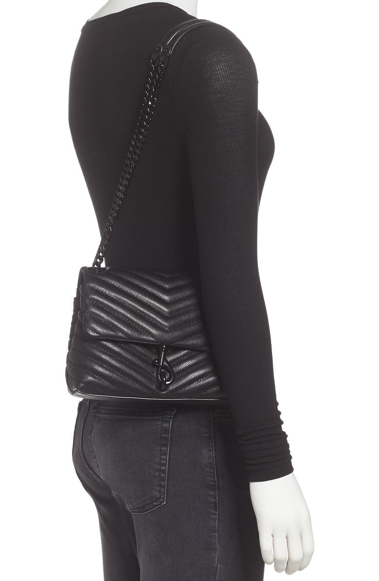 Rebecca Minkoff Edie Quilted Leather Bag, Alternate, color,