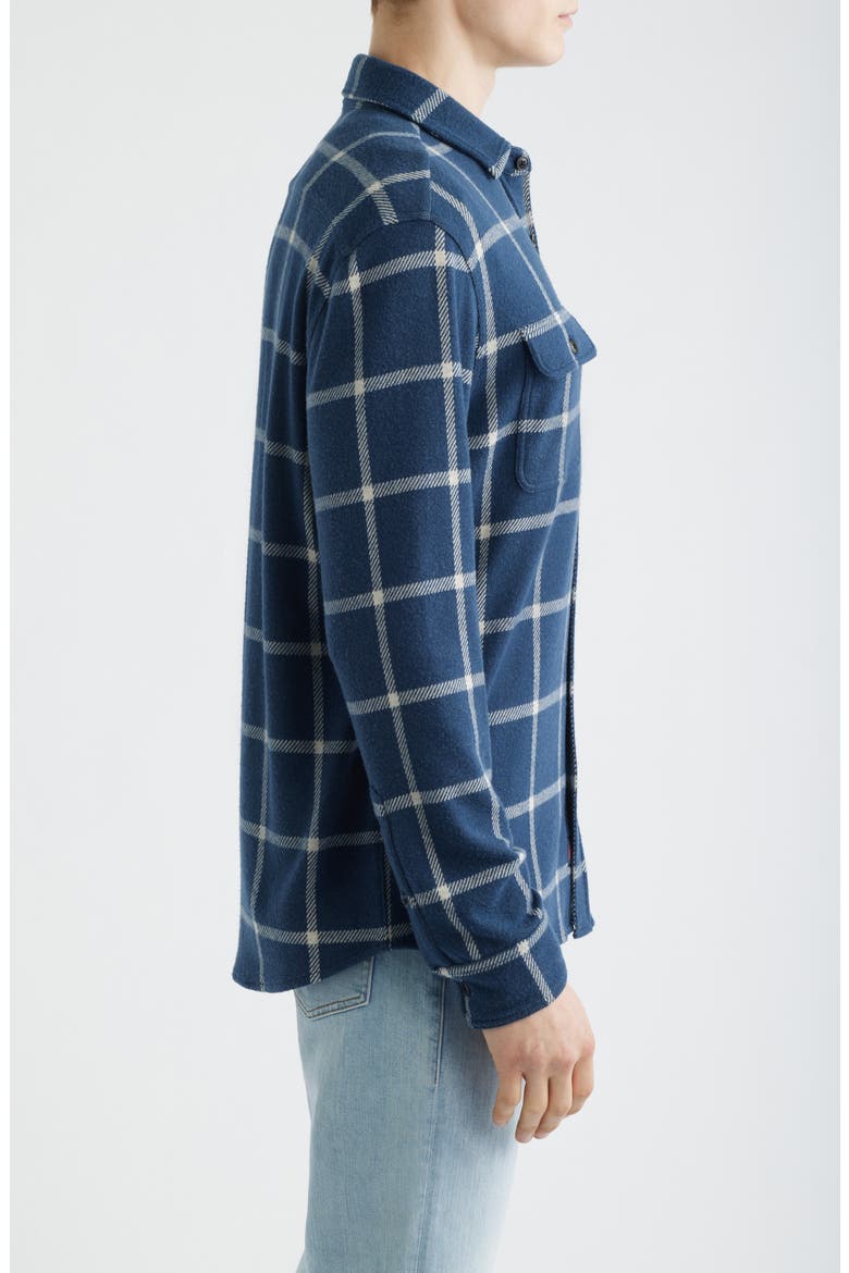 Legend™ Knit Button-Up Shirt, Alternate, color, VARSITY BLUE PLAID