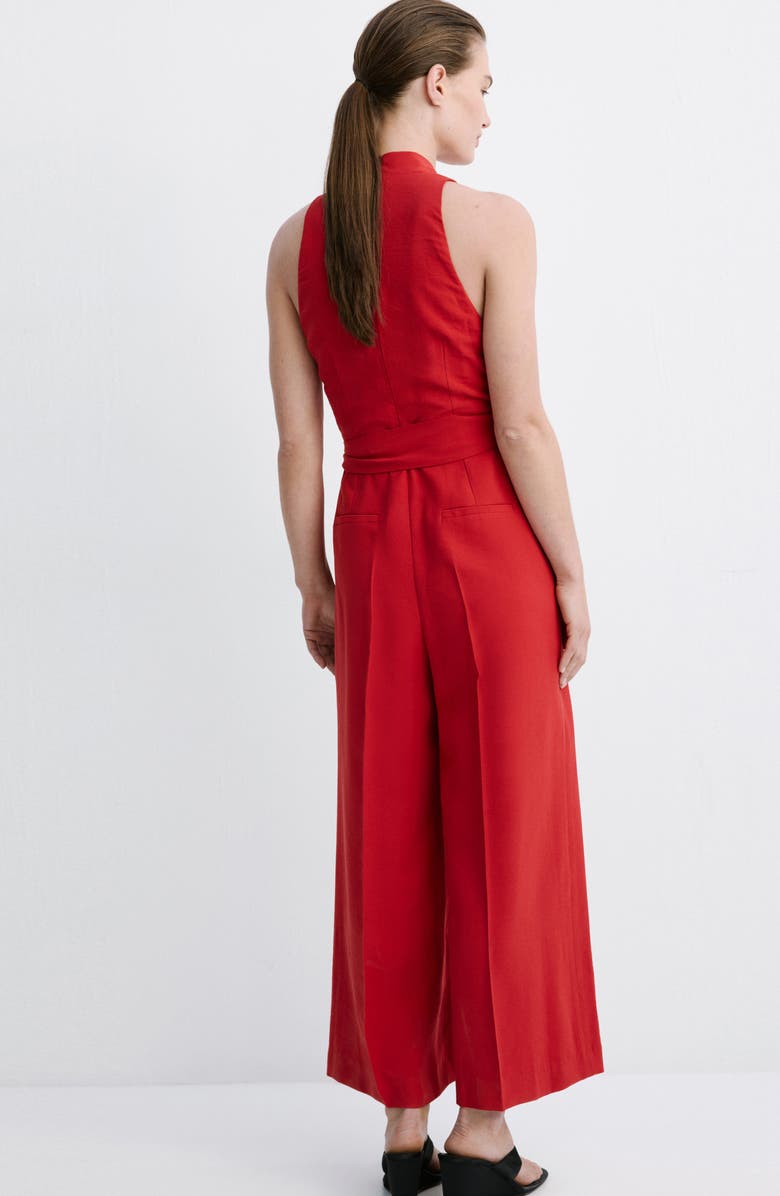 MANGO Sleeveless Jumpsuit, Alternate, color, 