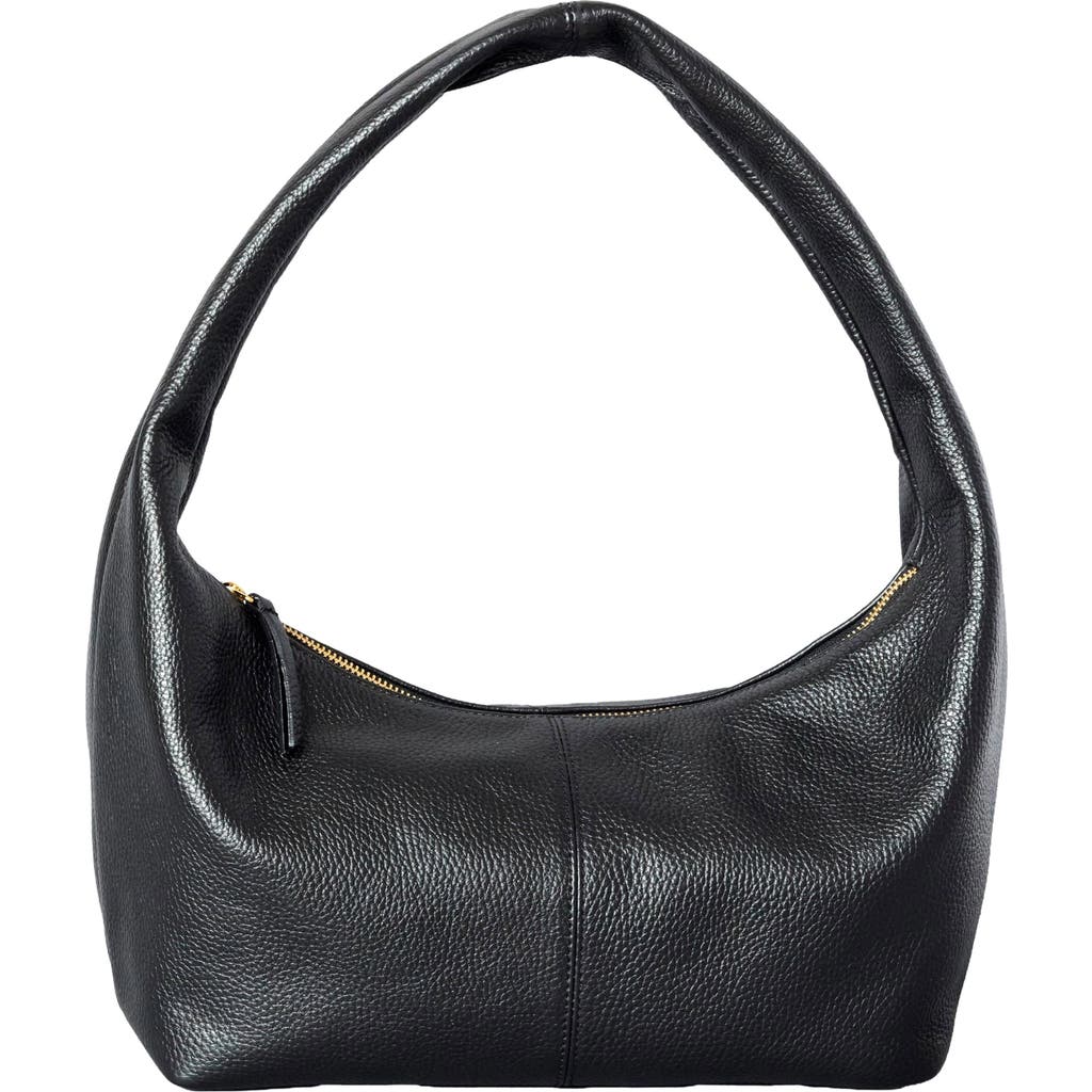 Hyer Goods Leather Everday Shoulder Bag In Black