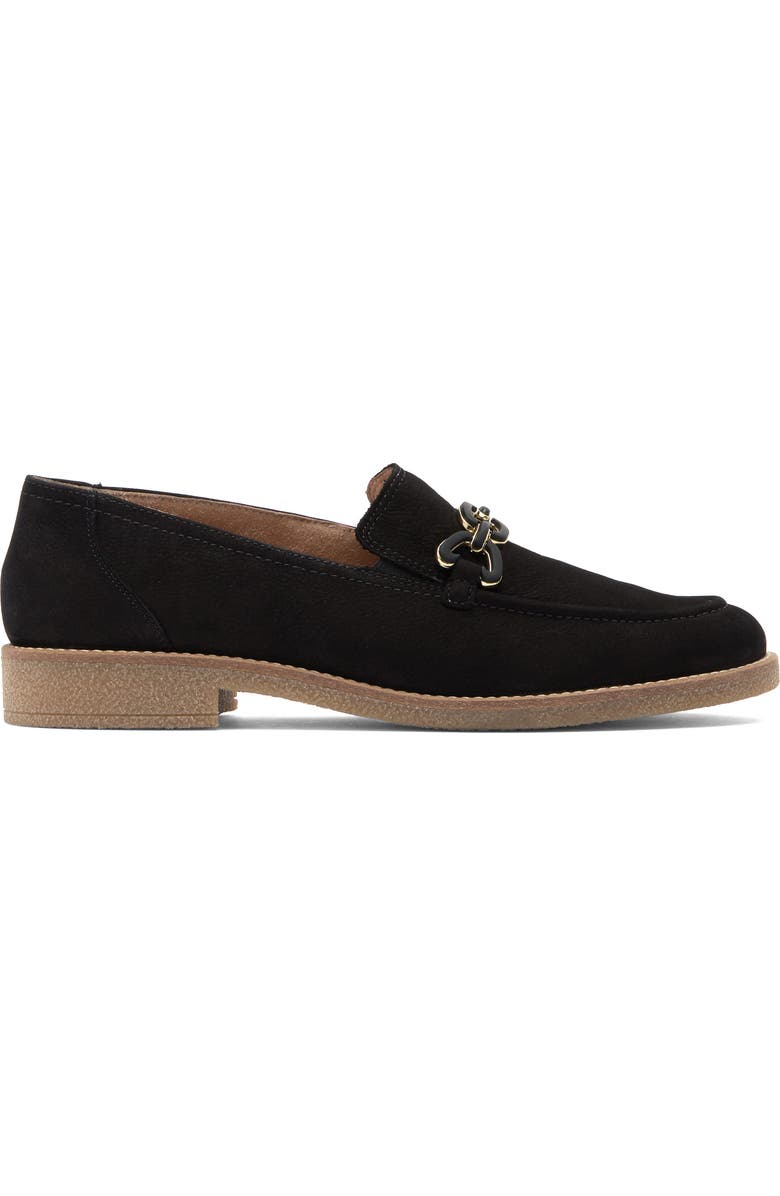 Paul Green Ada Loafer, Alternate, color, Black Sport Nubuck