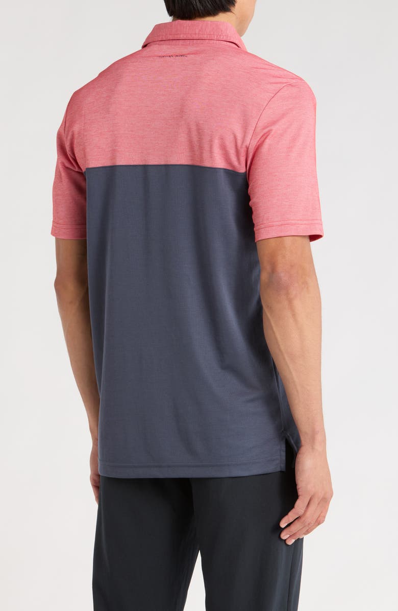 TravisMathew The Rudds 2.0 Polo, Alternate, color, Heather Cardinal