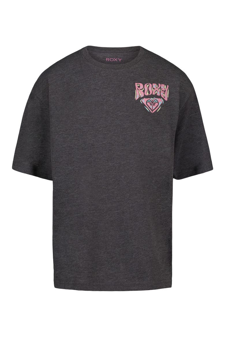Kids' Paradise Found Oversize Graphic T-Shirt, Main, color, PHANTOM HEATHER