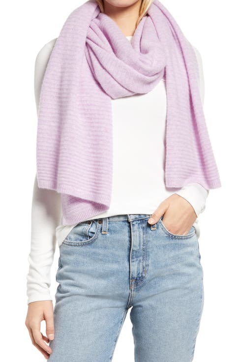Cashmere Rib Scarf
