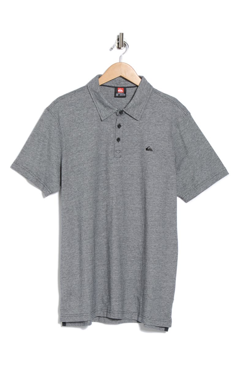 Quiksilver Cameron Yarn Dyed Polo, Alternate, color, Black