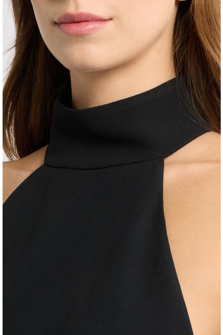 Niva High Neck Top, Alternate, color, BLACK