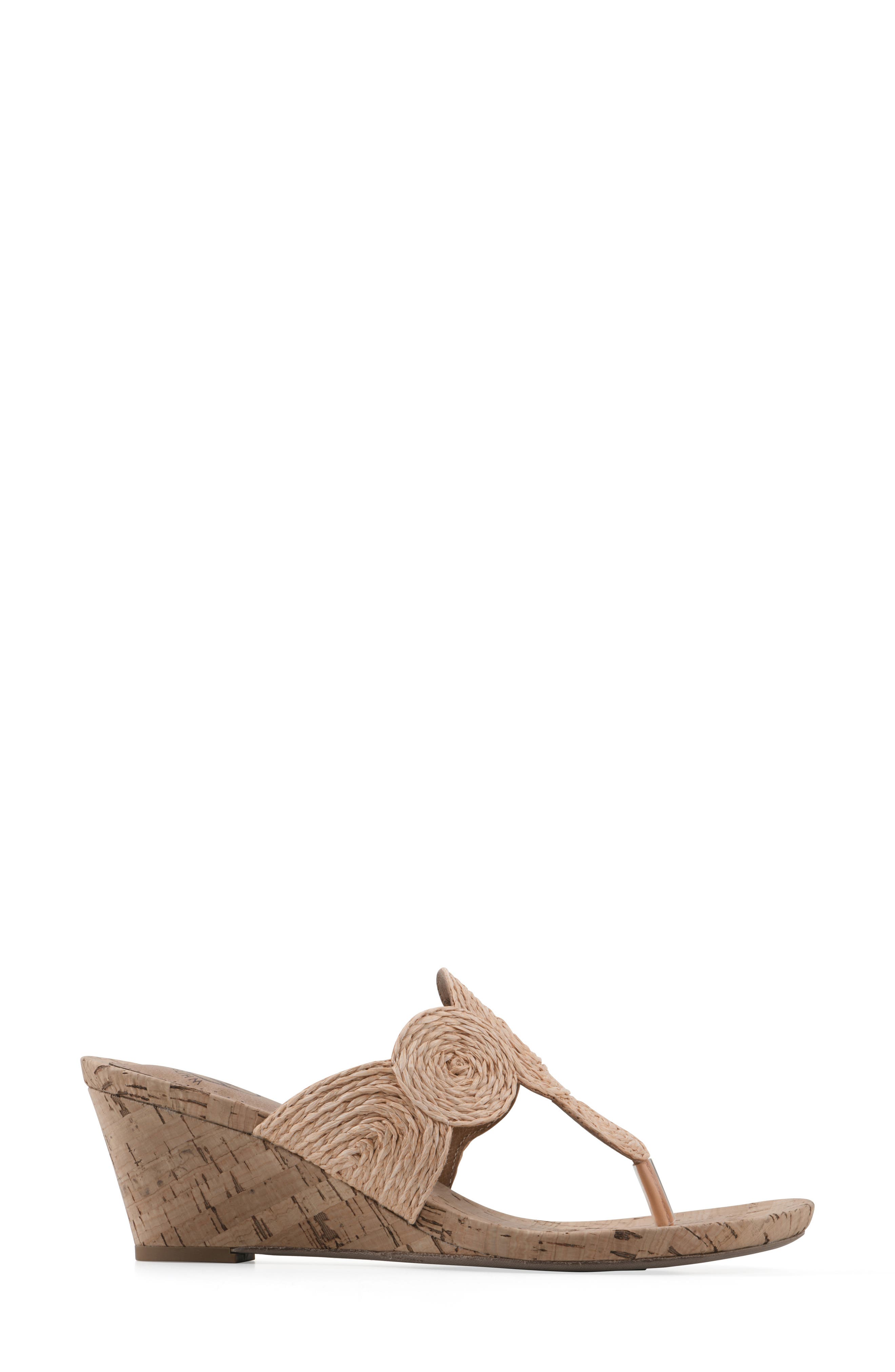 Affogato Wedge Sandal, Alternate, color, APRICOT
