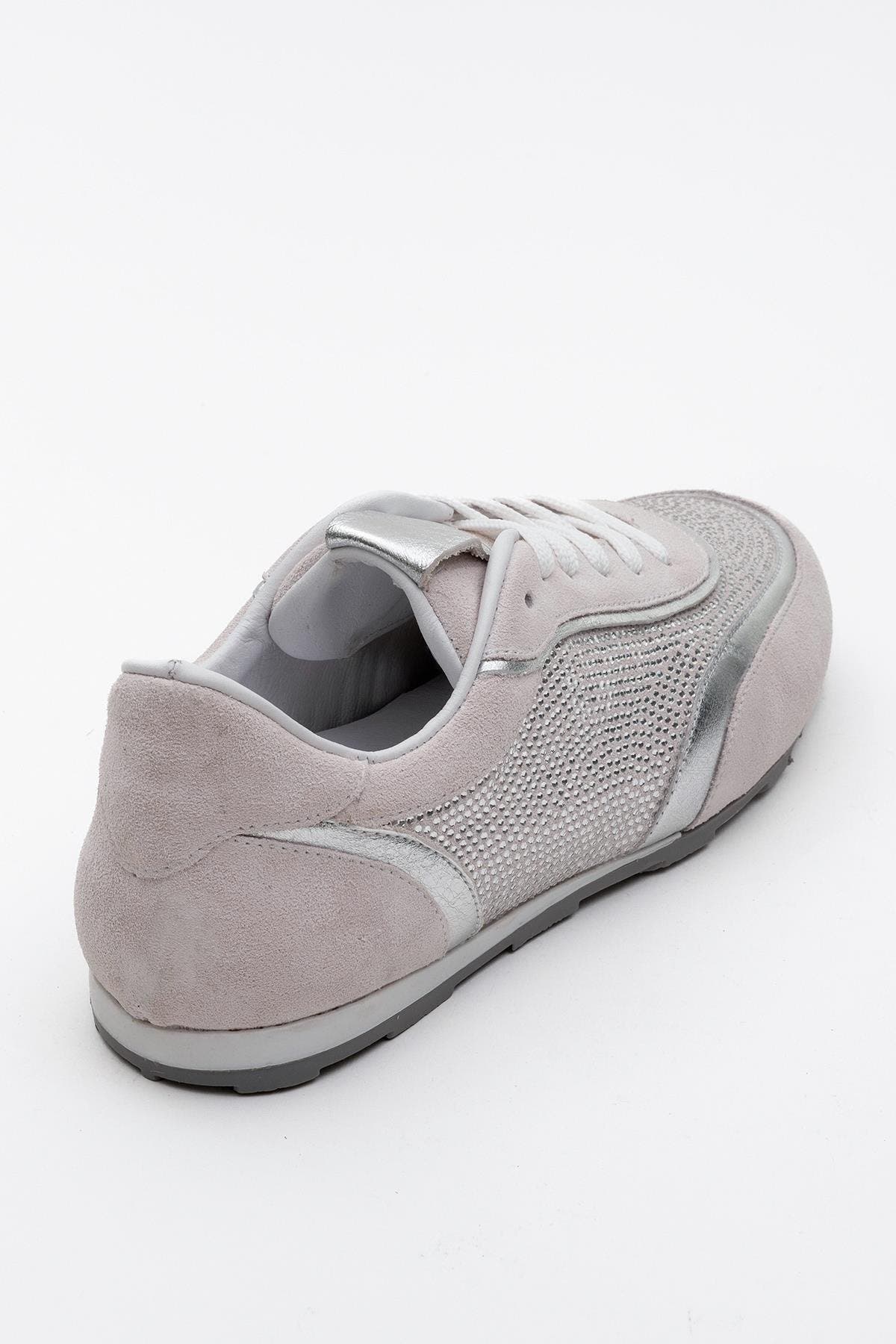 Bonia Rhinestone Suede Leather Sneakers, Alternate, color, Pink Suede Leather