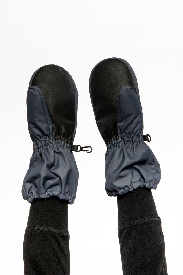 Play Waterproof Rubberized Winter Mittens, Alternate, color, Cool Dark Grey
