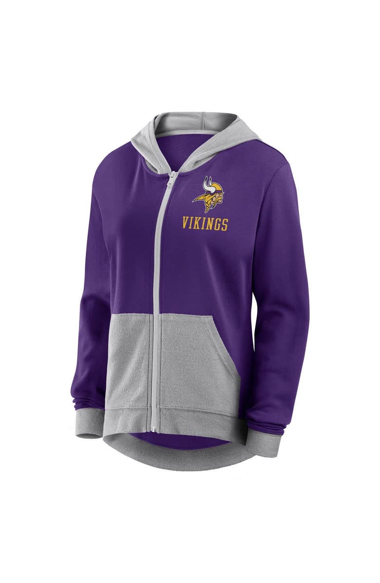 FANATICS Women's Fanatics  Purple Minnesota Vikings Hit It Full-Zip Hoodie, Alternate, color, 