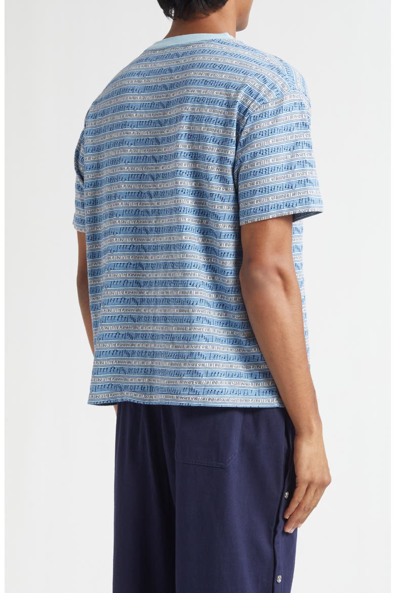 Lyric Stripe Pocket T-Shirt, Alternate, color, BLUE MULTI