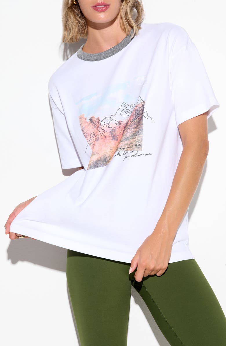 Spiritual Gangster Above Me Boyfriend Ringer Graphic T-Shirt, Alternate, color, 