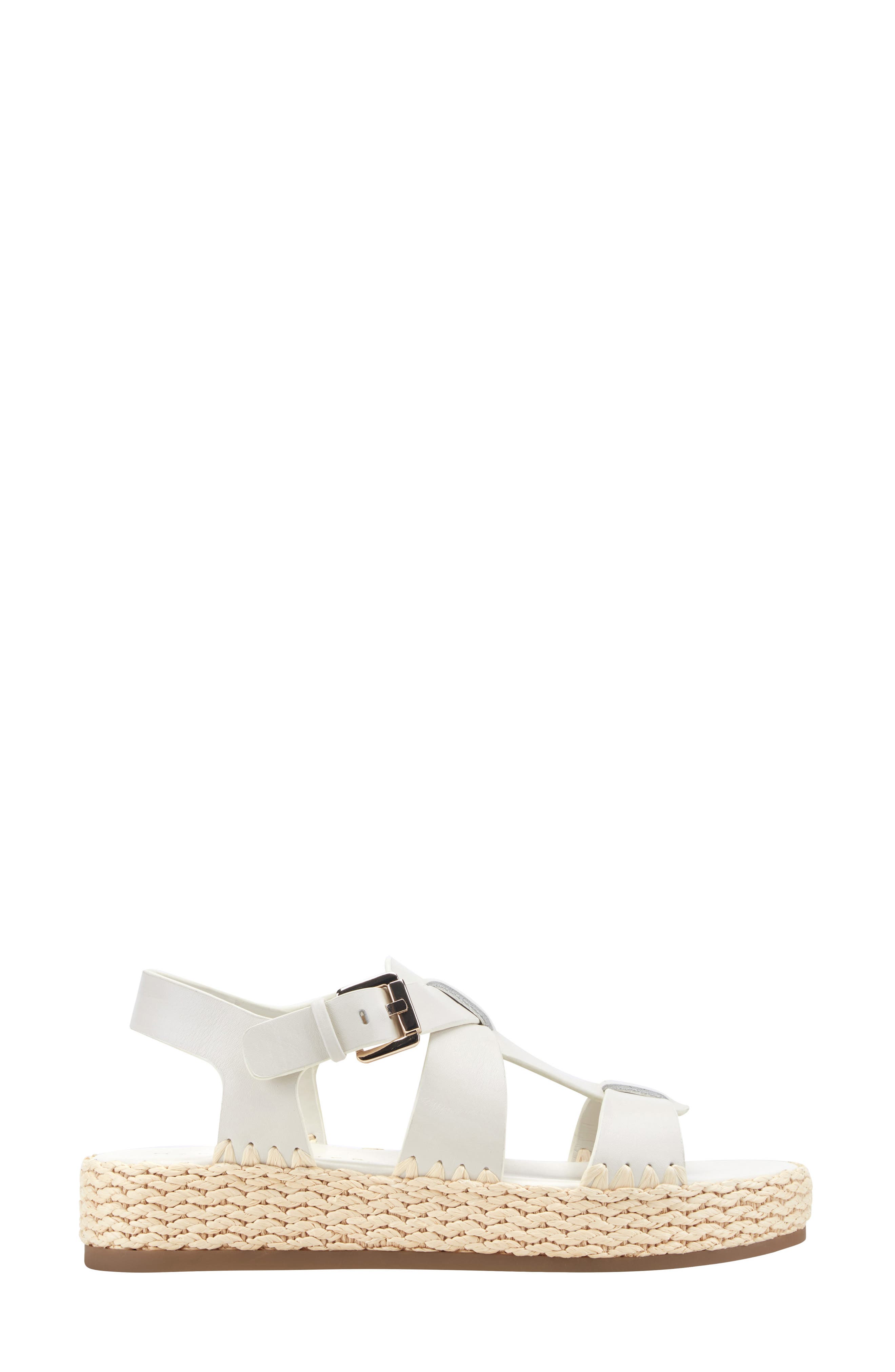 Marc Fisher LTD Elissa Platform Sandal, Alternate, color, Ivory