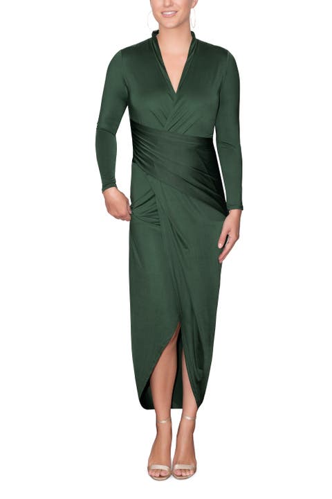 Bret  Wrap Front Midi Dress