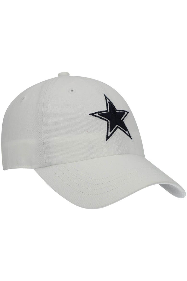 Women's '47 White Dallas Cowboys Miata Clean Up Adjustable Hat, Alternate, color, White