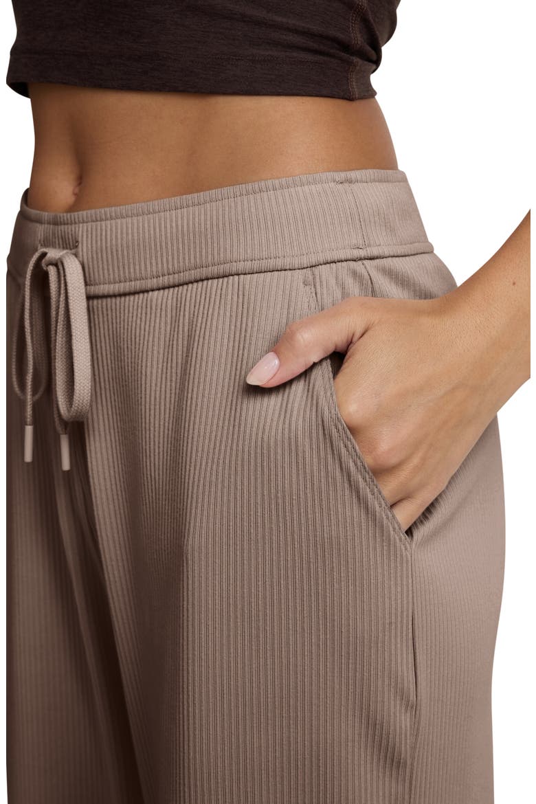 Breathe Easy Corduroy Drawstring Waist Pants, Alternate, color, CAPPUCCINO