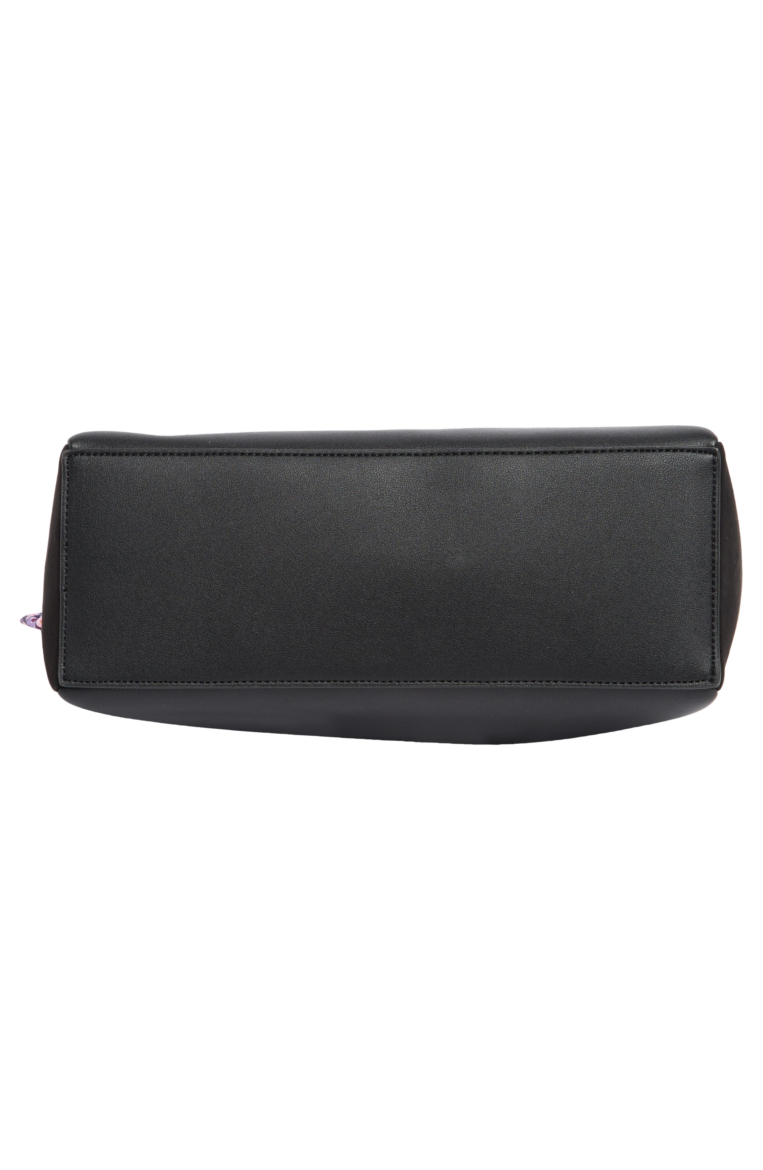 Orly Triple Compartment Shoulder Bag, Alternate, color, BLACK