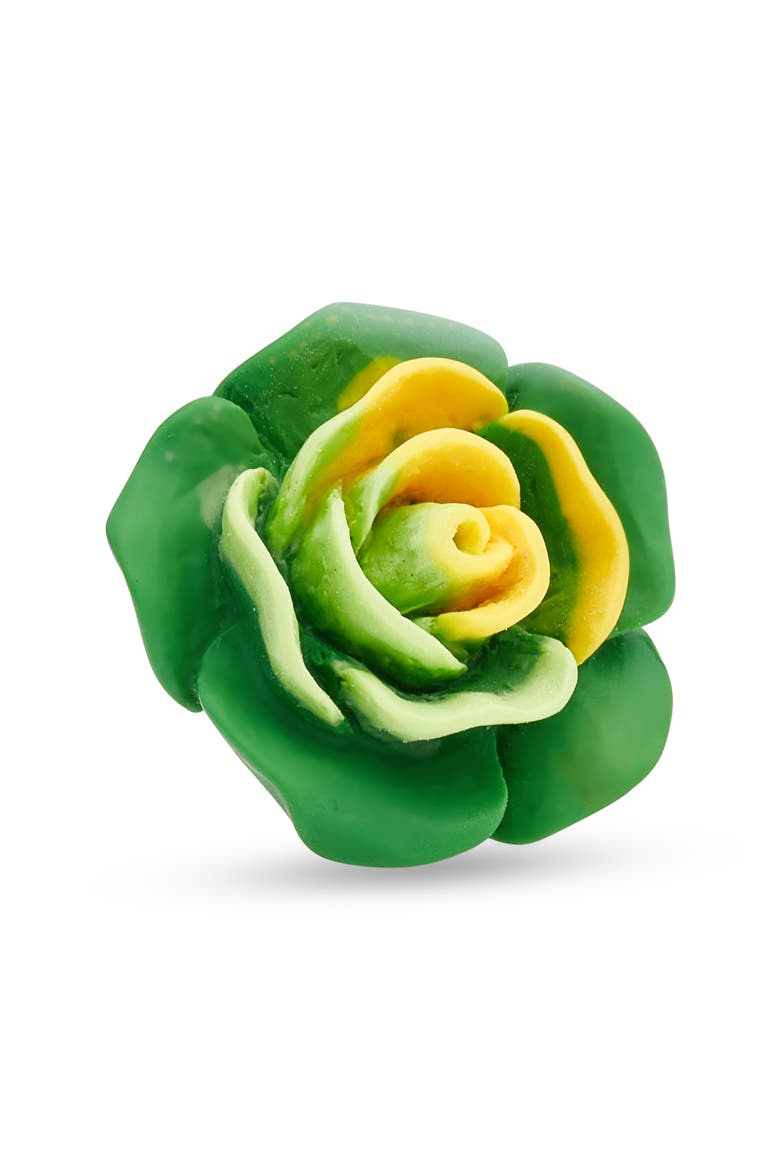 Floral Lapel Pin, Main, color, GREEN