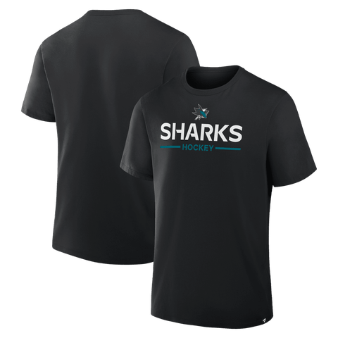 Men
s Fanatics Black San Jose Sharks Authentic Pro Primary T-Shirt