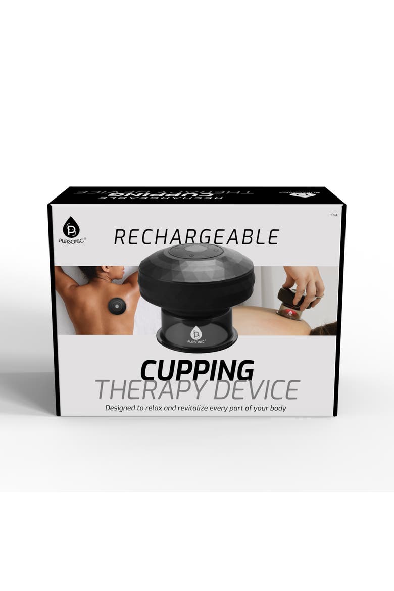 Cupping Therapy Device, Main, color, Black