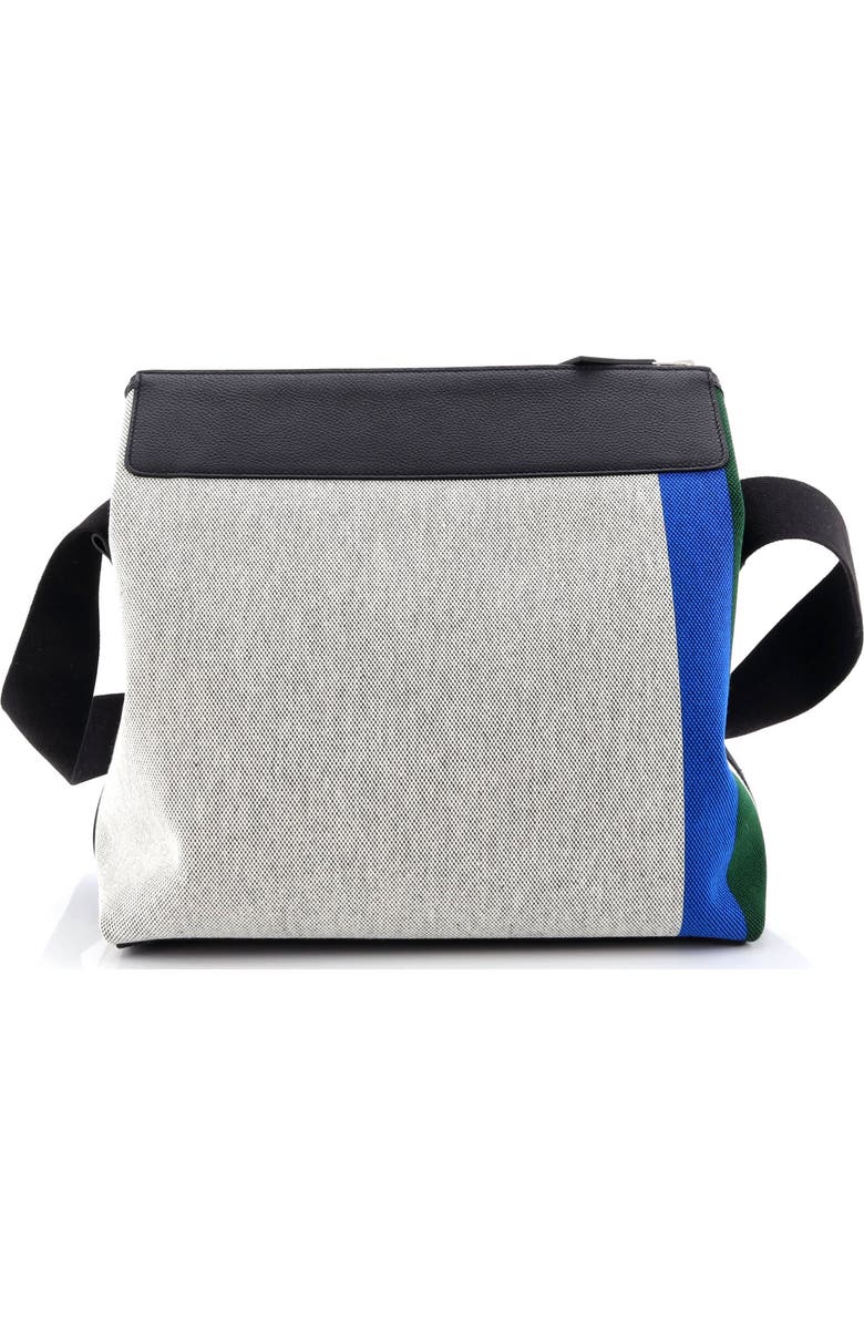 Pre-Owned Hermes R.M.S 12H Bag Pacific Printed Toile and Leather, Alternate, color, Noir