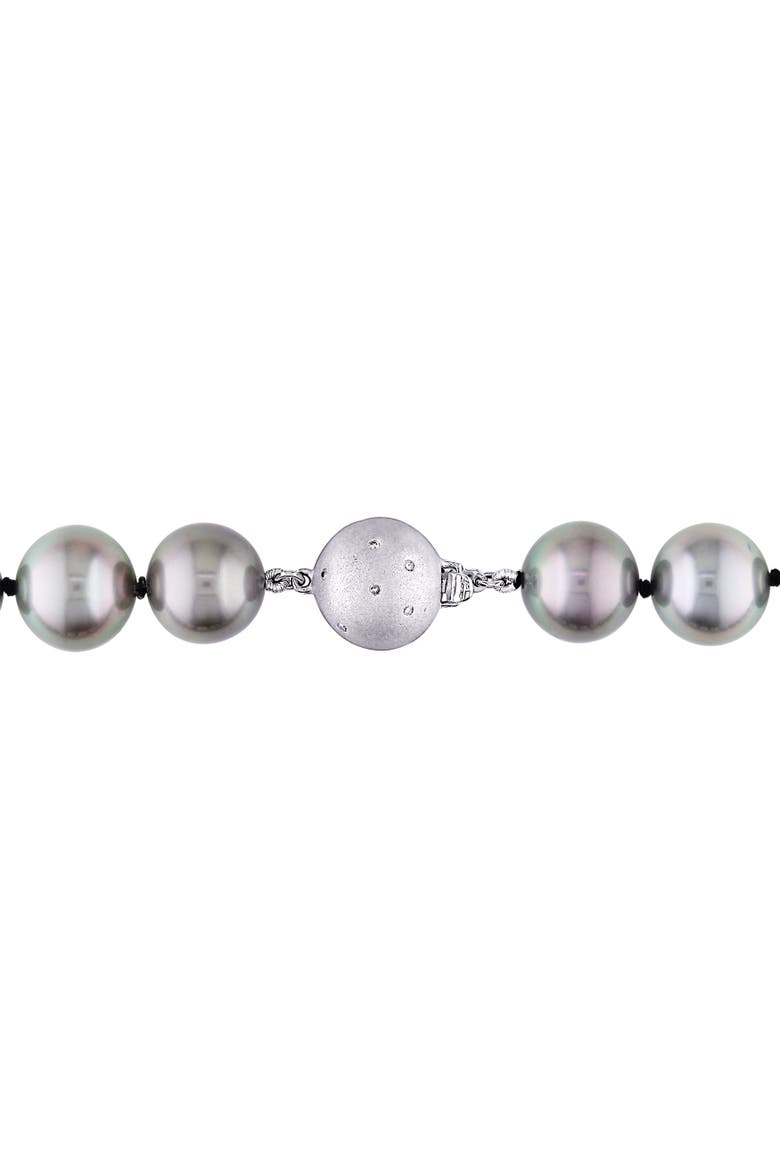 Graduated Tahitian Pearl Strand Necklace 14k, Alternate, color, Tahitian Pearl