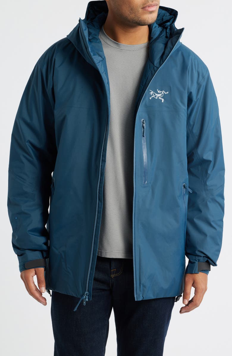 Arc
teryx Beta Insulated Gore-Tex<sup
®</sup
Waterproof Hooded Jacket, Main, color, Nightscape