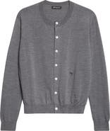 Hommegirls Wool Crewneck Cardigan