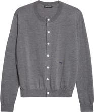 Hommegirls Wool Crewneck Cardigan