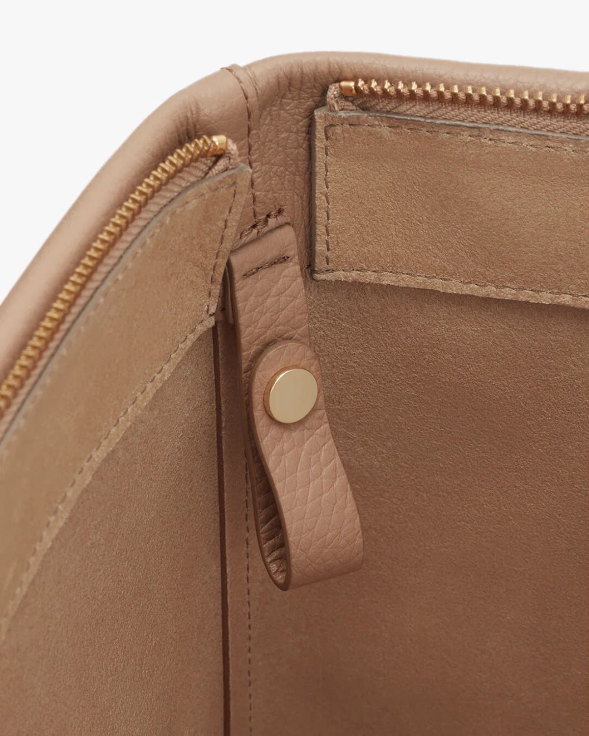 Cuyana Small Easy Zipper Tote, Alternate, color, Cappuccino