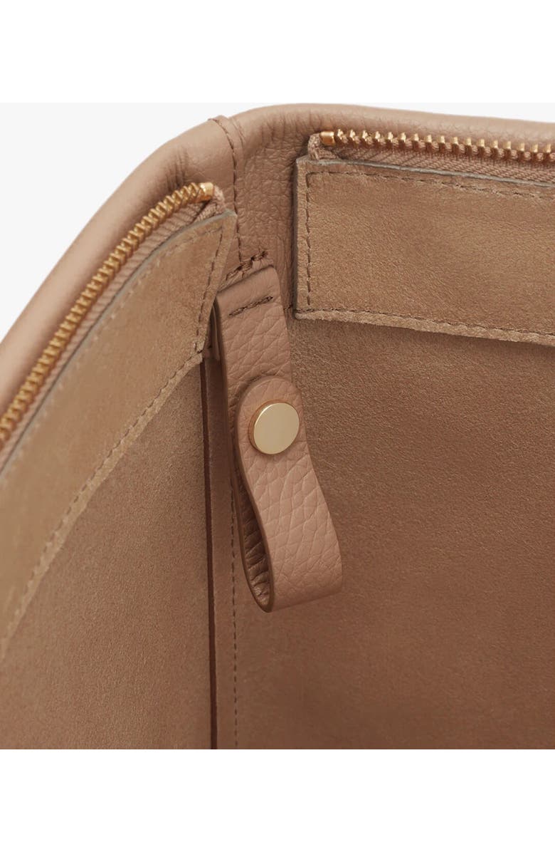 Cuyana Small Easy Zipper Tote, Alternate, color, Cappuccino