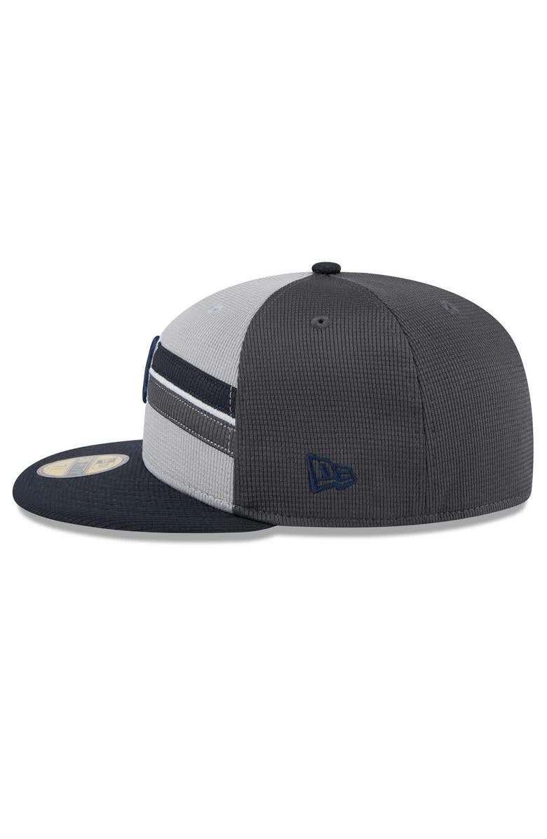 New Era Men's New Era Gray/Navy Detroit Tigers 2025 Batting Practice 59FIFTY Fitted Hat, Alternate, color, Gray