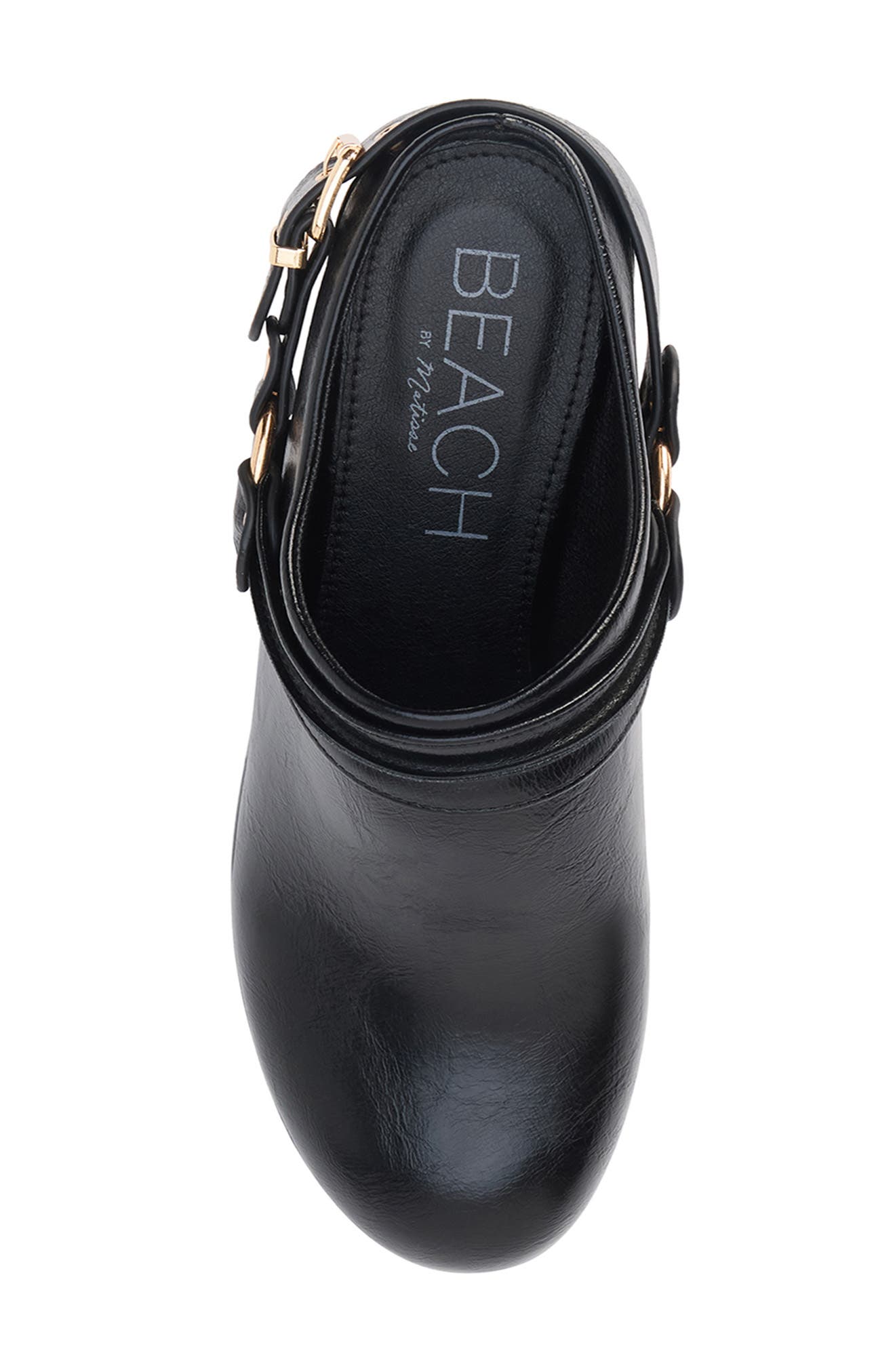 Sawyer Block Heel Platform Clog, Alternate, color, BLACK