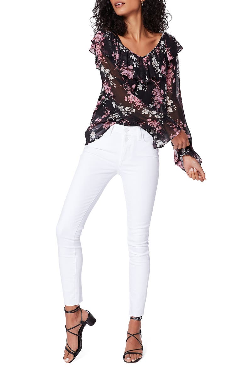 Persephone Silk Blouse, Alternate, color, BLKMULT