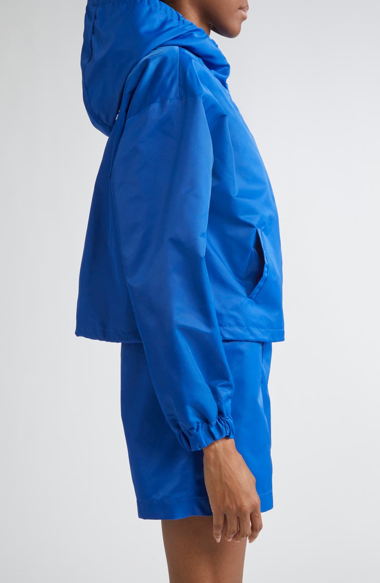 Sporty & Rich Bold Health Nylon Windbreaker, Alternate, color, Paris Blue