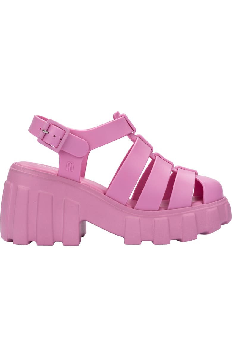 Melissa Megan Platform Fisherman Sandal, Alternate, color, Pink